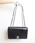 Quilted Diamond Chevron Bag, front view